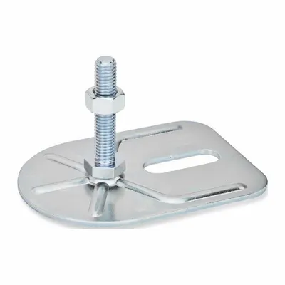 JW WINCO Swivel Male Leveling Mount, 3/8"-16 Thread, 2,248 lbf Capacity - Swivel Male Leveling Mounts