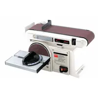 DAYTON Belt and Disc Sander: For Metal/Plastic/Wood, 115 V, Single-Phase, 1/2 hp, 4 in x 36 in Belt