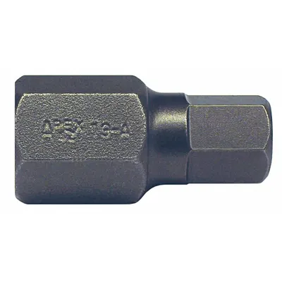APEX Insert Bit: Insert Bit, Imperial, Hex Head, 5/8 in Bit Industry Size, Std - Hex Impact Bits