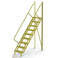 TRI-ARC Configurable Platform Ladder: 11 ft Overall Ht, 30 in Overall Wd, 20 in Overall Dp, Steel (MPN UCL5009246)