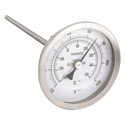 OEM Back-Mount Fixed-Angle Thread-Mount Dial Thermometer - Back-Mount Fixed-Angle Thread-Mount Dial Thermometers