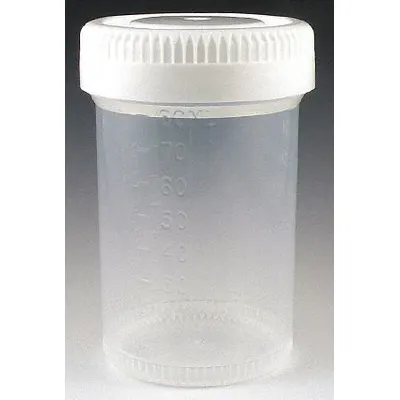 GLOBE SCIENTIFIC Laboratory Jar: Polypropylene, Polyethylene, 3 fl oz, 48 mm Body Dia - Polypropylene Lab Jars