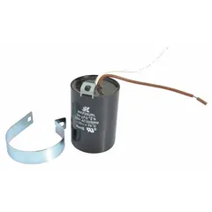 This capacitor is a motor replacement part designed for use with Dayton model 6E819A. It serves as a direct replacement component to restore motor operation in equipment such as fans, blowers, and pumps.