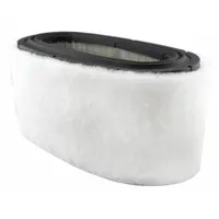 Round/oval engine air filter with axial seal. Outside diameter 6 7/32 in. Designed for Ford vehicles. Traps airborne contaminants to protect engine