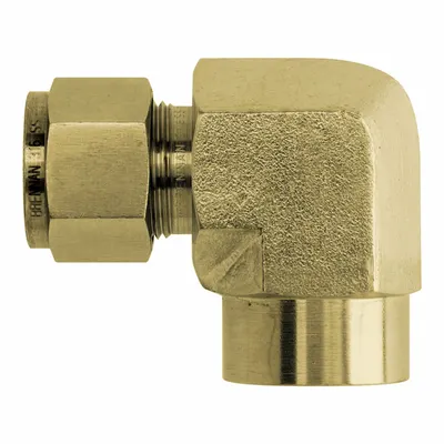 BRENNAN INDUSTRIES N2502-04-06-B Clean & Bagged Double-Ferrule - Clean & Bagged Double-Ferrule Brass Compression Fittings