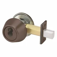 This standard cylindrical deadbolt features a Small Format Interchangeable Core (SFIC) cylinder and includes a core. It is ADA compliant and finished in Dark Oxidized Satin Bronze, Oil Rubbed. Designed for doors up to 1 3/8 in thick, it is suitable for commercial or institutional applications requiring access control.