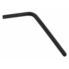 L-shaped hex key with 2 mm metric tip size, short length, and ball ends for angled access. Made of alloy steel with black oxide finish. Includes 2 tips. Used for tightening or loosening hex socket screws in confined spaces.