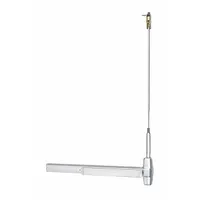 This VON DUPRIN exit device is a concealed vertical rod type with a touchbar style, finished in chrome. It is designed for doors up to 3 ft wide and provides code-compliant egress for commercial applications such as offices, schools, and hospitals