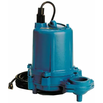 LITTLE GIANT Effluent Pump: 1 hp, 208 to 240V AC, Single Phase, 150 gpm Flow Rate @ 10' of Head - General Purpose Effluent Pumps