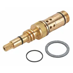 This valve repair kit is designed for servicing mixing valves, compatible with PAM® II-ST-F models. Constructed of bronze, it includes a lower packing component and operates within a temperature range of 90°F to 120°F.