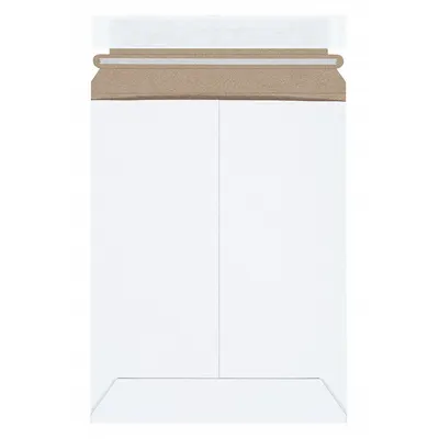STAYFLATS Mailer Envelopes: 7 in x 9 in, 7 in x 9 in, 0.02 in Material Thick, With Tear Strip - Stayflat Self-Sealing Chipboard Mailers