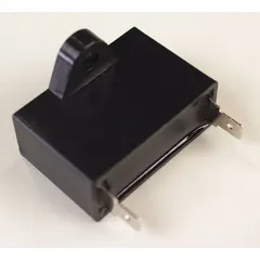 Motor replacement capacitor designed for use with Dayton model 3VE58. Provides capacitance for starting or running the motor in equipment such as conveyors, pumps, and fans.