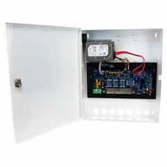 Network IP Video Recorder with 16 camera inputs, HDMI output, and 24 TB internal storage capacity. Supports H.264 video compression and motion-based recording modes. Features a 160 mbps network interface for centralized video surveillance recording and management in commercial or industrial facilities.