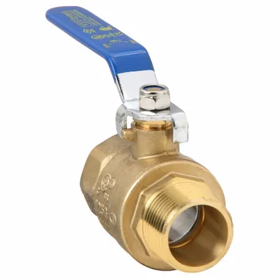 OEM Brass Ball Valve, Straight, 1 in, MNPT x FNPT, Lever Handle, 600 psi CWP - Brass Ball Valves