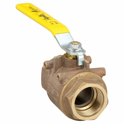 APOLLO Manual Two-Way Ball Valve: 1 1/2 in, Bronze, Straight, Female SAE x Female SAE - Bronze Ball Valves