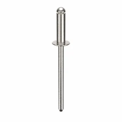 POP AVDEL Domed-Head Blind Rivet, 0.153" dia, 1.795" L, 500 PK - Domed-Head Blind Rivets