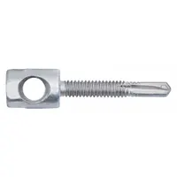 This 25-pack of DEWALT rod hangers is designed for horizontal mounting to suspend threaded rod from steel structures. Each hanger has a 2-1/4 in overall length and a 1/4 in screw size, made of steel. Suitable for supporting mechanical, electrical, and plumbing systems in overhead installations