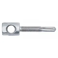 This 25-pack of DEWALT rod hangers is designed for horizontal mounting to suspend threaded rod from steel structures. Each hanger has a 2-1/4 in overall length and a 1/4 in screw size, made of steel. Suitable for supporting mechanical, electrical, and plumbing systems in overhead installations.