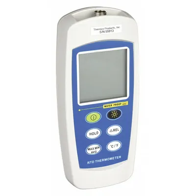 THERMCO ACCD370P RTD Meter, -148°F to 572°F, +/-0.4°C, 1 Channel - RTD Meters without Data Output