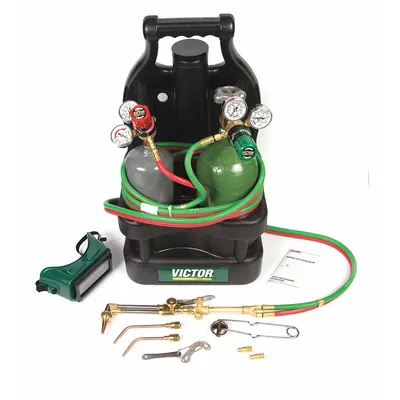 VICTOR Portable Brazing, Cutting & Welding Outfit, Acetylene, CGA 200 - Portable Brazing, Cutting & Welding Outfits