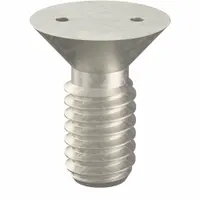 Tamper Resistant Screw: #12-24 Thread Size, 1/2 in Lg, Stainless Steel, Plain, Flat, Spanner, 25 PK (MPN 121961)