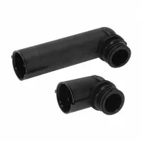 This UPONOR expansion polymer barbed tube fitting features a barbed x barbed connection type and a crimp PEX connection method. It is used to join PEX tubing in plumbing and hydronic systems, providing a secure, leak-resistant joint. The polymer construction offers corrosion resistance for long-term service