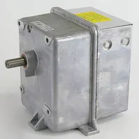 Actuator for modulating dampers and valves in HVACR systems. Controls air or water flow based on control signals for temperature and pressure regulation in commercial building heating, ventilation, and air conditioning applications