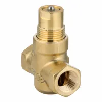 Hydronic Globe Valve: 2-Way, 2.5 CV Flow, 1/2 in Female NPT, Brass Body, Stainless Steel Stem, NC (MPN 599-02008)