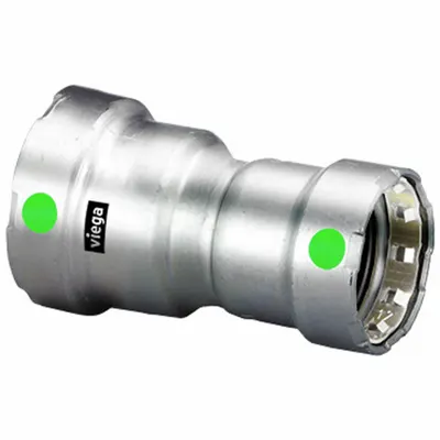 VIEGA MEGAPRESS Potable Water Stainless Steel Press Fitting - Potable Water Stainless Steel Press Fittings