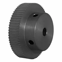DAYTON Timing Pulley: Modified Curvilinear, Fixed, For GT Timing Belt Section, For 6 mm Belt Wd (MPN 72-2P06M6A6)