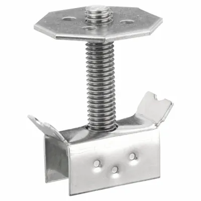 OEM Stainless Steel Grating Mount, 1/2" Threaded Stud, 20 Pack (SSGM 1/2 x3) - Raw Materials