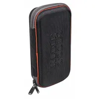 KLEIN TOOLS Tool Case: 5 1/2 in W 10 1/4 in D 2 1/4 in H, Polyester, Black/Gray/Orange, Hinged Lid (MPN 5189)