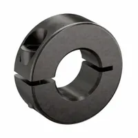 Metric round clamp-on shaft collar made of steel. Bore diameter 17 mm, collar width 13 mm. Used to position and secure components on shafts, prevent axial movement, or act as a mechanical stop in industrial machinery and automation equipment