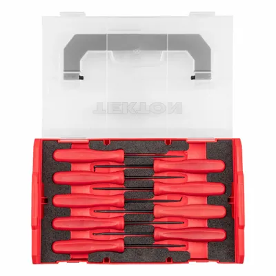 TEKTON Hook/Pick Set: Steel, Multi-Angle/Straight, Multi-Angle/Straight Tip - Hook & Pick Sets