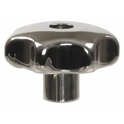 OEM Corrosion-Resistant 7-Arm Knob with Threaded Through-Hole - Corrosion-Resistant 7-Arm Knobs with Threaded Through-Hole