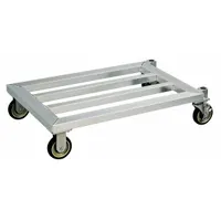 NEW AGE Dunnage Rack: 1,000 lb Max Load Capacity, 8 1/4 in Overall Ht, 20 in Overall Wd, Aluminum (MPN 1201)