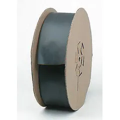 This standard heat shrink tubing from 3M has a 0.19-inch inner diameter before shrinking and a 0.09-inch inner diameter after shrinking. It is supplied in black, in a 250-foot length per pack, with three packs included. Used for insulating and protecting electrical wires, cables, and connections from moisture, abrasion, and short circuits.