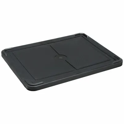 QUANTUM STORAGE SYSTEMS Lid: 20 5/8 in x 15 5/8 in, Plastic - ESD Static-Control Divider Box Lids