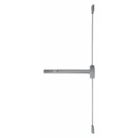 FALCON EXITS Surface Vertical Rod: 3 ft Max Door Wd, Aluminum (MPN 25-V-EO 3 28)