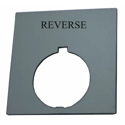 EATON Legend Plate: 30 mm Panel Mounting Size, Rectangular - Push-Button Rings & Plates