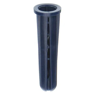 OEM APPROVED VENDOR Conical Plug Anchor, Blue Plastic, 1/4 in Dia, 7/8 in L, 100 PK - Conical Plug Anchors