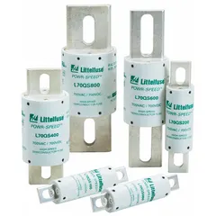 Very-fast-acting bolt-on fuse rated 225 A at 700 V AC and 700 V DC. Designed for overcurrent protection in power electronics such as drives, inverters, and UPS systems. Part of the L70QS series.