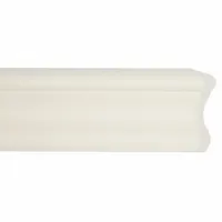 ACROVYN Accent Rail: FR-251, PETG, Mission White, 2 1/2 in Overall Ht, 9 1/2 ft Overall Lg (MPN FR251933N)