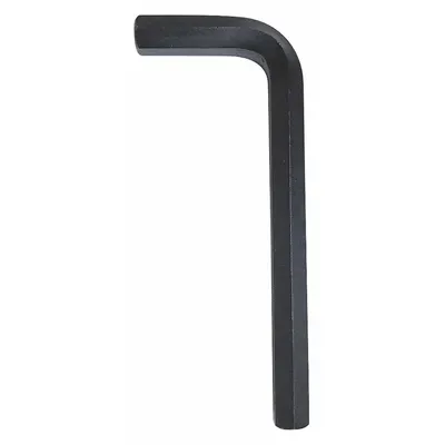 WESTWARD Hex Key: 0 Ball Ends, 10 mm Tip Size, Metric, Short, Alloy Steel, Black Oxide - L-Shaped Hex Keys