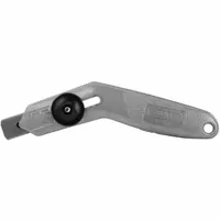 STANLEY Carpet Knife: Straight, 1 in Blade Projection Lg, 6 1/2 in Overall Lg, Steel, 2-Sided Carpet (MPN 10-525)