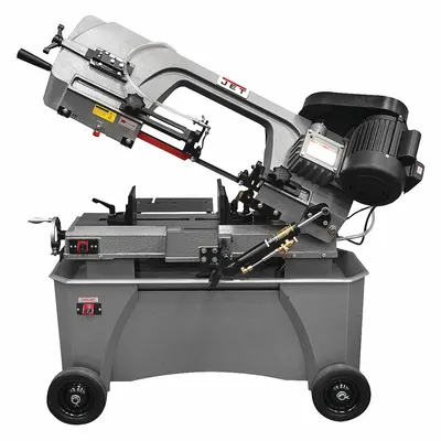 JET Band Saw: Combo Horizontal/Vertical, 115/230V AC, 4 in x 11 in/7 in x 10 3/8 in - Manual Combination Vertical/Horizontal Band Saws