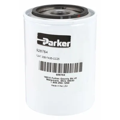 Parker Hydraulic Filter Element: 20 gpm Max. Flow, 150 psi Max. Pressure - Replacement Canisters for Return Line Hydraulic Filters