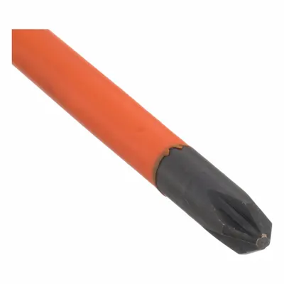 KLEIN TOOLS Insulated Screwdriver, #1 PH, 6": Long Lg, Not ESD Safe, Not Tether Capable - Insulated Phillips Screwdrivers