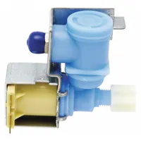 This single solenoid water valve controls water flow to the ice maker and water dispenser in compatible refrigerators and freezers. It opens and closes to supply water on demand, supporting ice production and chilled water delivery. Genuine FRIGIDAIRE OEM part
