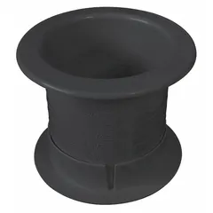 This nylon grommet meets Mil Spec requirements for protecting cables, wires, or hoses passing through panels. With a 2.25 in inside diameter and 3.25 in outside diameter, it provides a waterproof seal and abrasion resistance in demanding industrial environments. Hardness rating is 120A.